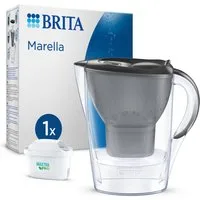 BRITA Wasserfilter Brita Wasserfilter-Kanne Marella graphit, 2,4 l