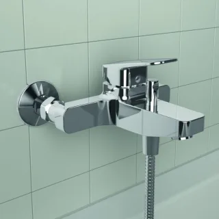 Ideal Standard CeraPlan Wannenarmatur BD272AA Aufputz, Ausladung 206mm, verchromt