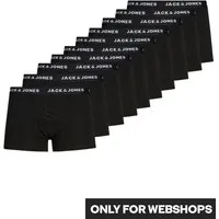 Jack & Jones Boxershorts JACFLOWER Microfiber mit Logobund, Blumenprint und Stretchkomfort (Packung, 10-St., 10er-Pack) eng anliegend, Microfaser, schnelltrocknend