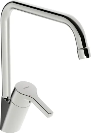 Hansa Einhandmischer Küchenarmatur HANSAPALENO 5650, Ausladung 255 mm DN15 verchromt, 56502203 56502203