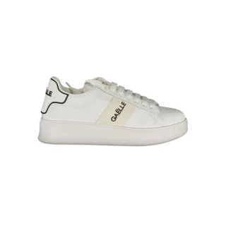 Gaelle Paris Weiße Polyurethan Herren Sneaker