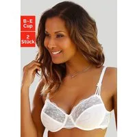 Nuance by Lascana Bügel-BH (Packung, 2 Stück) mit schöner Stickereispitze – auch ideal für große Größen
