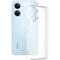 Wigento Handyhülle für Xiaomi Poco X8 Pro Max TPU Silikon Slim Dünn Flexibel Transparent 6,83 Zoll, Stilvolle TPU Hülle, präzise Aussparungen, schützend
