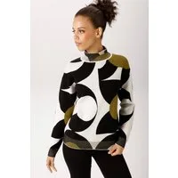 Aniston CASUAL Strickpullover mit großflächigem, grafischen Jacquard-Muster - NEUE KOLLEKTION