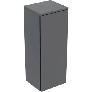 Geberit Renova Plan Mittelhochschrank mit einer Tür: 33x85x29.7cm, lava / lackiert, 504044JK1 504044JK1