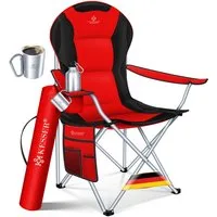 KESSER Campingstuhl, faltbarer Klappstuhl bis150kg belastbar Angelstuhl Faltstuhl