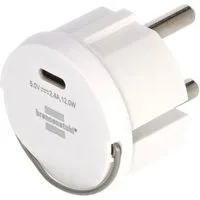Brennenstuhl USB-C Steckdoseneinsatz 2,4 A USB-Adapter Typ F (Schuko)