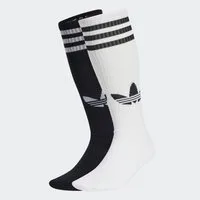 adidas Originals Sportsocken KNIESTRÜMPFE, 2 PAAR (2-Paar) knielang, mit klassischen drei Streifen und kontrastierendem Logo