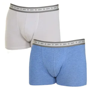 Pack-2 Boxershorts Grün Bio atmungsaktives Gewebe D0A6C Mann