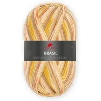 Pro Lana BRASIL 100 g Sockenwolle Häkelwolle, 420 m (Sockenwolle mit ausdrucksstarken Farbverläufen), 100 g