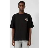 QS Kurzarmshirt T-Shirt Relaxed Fit T-Shirt mit Prints
