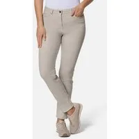 GOLDNER Bequeme Jeans Kurzgröße: Lange Freizeithose BELLA mit Formbund Slim Fit Stretch-Jeans mit hohem Komfort, Formbund