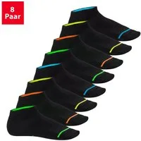 Footstar Sneakersocken Damen & Herren Sneaker Socken (8 Paar) Neon Sportsocken (8-Paar)