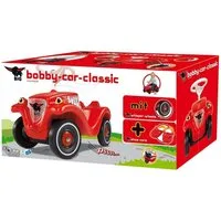 BIG Rutscherauto 800056106 Bobby-Car Set mit Flüsterräder und Schuhschoner