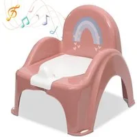 Babykajo Töpfchen mit Musik, (2-tlg), Kinder Töpfchen mit Anti-Rutsch Beschichtung und herausnehmbarem Topf