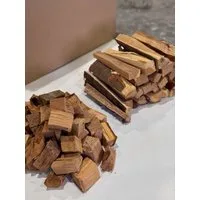 LosBudos Räucherspäne Kirschenholz Räucherchunks & -sticks – Premium Holz für Grill & Smoker, 5 kg