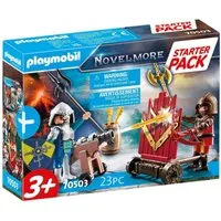 Playmobil® Spielzeug-Ritterset Playmobil Novelmore 70503 Ergänzungsset Ritter Kanone Armbrust & Mehr