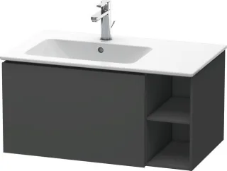 Duravit L-Cube Waschtischunterbau wandhängend Graphit Matt 820x481x400 mm - LC619104949 LC619104949