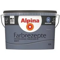 Alpina Wand- und Deckenfarbe Farbrezepte 2,5 Liter Nordmeer Matt