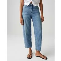 OPUS PANTS Relax-fit-Jeans Melly twisted Gedrehte Silhouette mit modischem Charakter