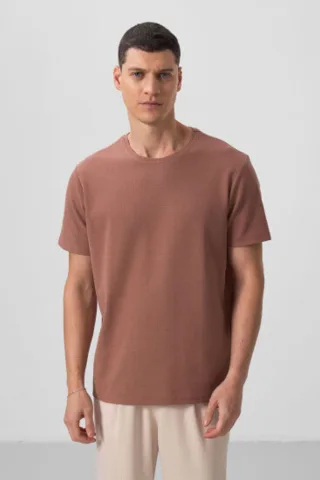 Herren Regular Fit Rundhals-T-Shirt