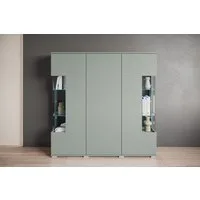 OTTO home Highboard Kenia (1 St), Modernes Highboard, mit Glastüren, Breite 135 cm