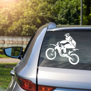 Motocross Sticker für Autos