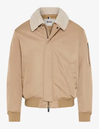 Brax Herren Blouson Style LOGAN canvas, Beige, Gr. XXL