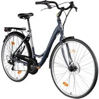 Scrapper Cityrad Railway, 18 Gang Shimano TY21 Schaltwerk, Kettenschaltung, Hollandrad Damenfahrrad 28" Fahrrad Damen 155-170cm Cityrad 18 Gänge