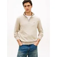 Tommy Hilfiger Troyer ESSENTIAL COTTON ZIP MOCK