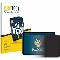 BROTECT Displayschutzfolie Sichtschutzfolie für Apple iPad A16 11" 2025 (11. Gen), Anti-Spy Privacy Sichtschutz Blickschutzfolie Blaulicht-Schutz