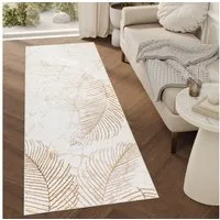 Tapiso Läufer CRYSTAL, rechteckig, Höhe: 8 mm, Kurzflor Flurläufer Schimmereffekt, pflegeleicht, Meterware