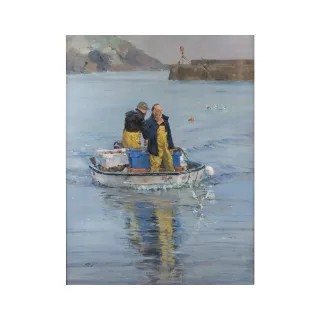 Unikat Original Kieron Williamson Ölgemälde Oil Painting "Safe and...