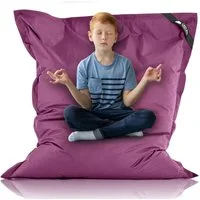 LazyBag Sitzsack Sitzsack XL 250 Liter Indoor Outdoor – Wasserfester Riesensitzsack (XL 250 Liter, Riesensitzsack), Junior-Sitzkissen Sessel