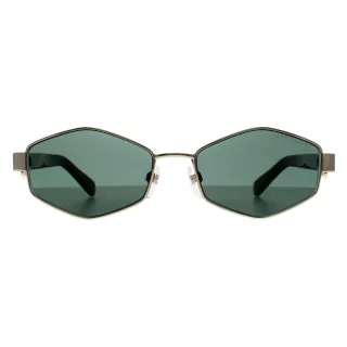 Marc Jacobs Oval Womens Gold Schwarz Grün Spiegel MARC 496/S