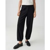 OPUS Stoffhose Pants mit fließender Struktur Femininer Fall mit entspanntem Komfort