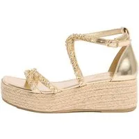 LIPSY Lipsy asymmetrische Flatform-Wedges mit Strass Keilsandalette (1-tlg)