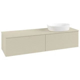 Villeroy & Boch Antao Waschtischunterschrank 1600x360x500mm L38150HJ mit Beleuchtung mit Struktur FK/AP: HJ/0
