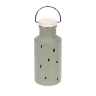 Lässig Edelstahltrinkflasche Happy Prints Olive