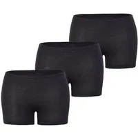 BlackSpade Boxer Damen Essential Boxer 3er-Pack - Schwarz