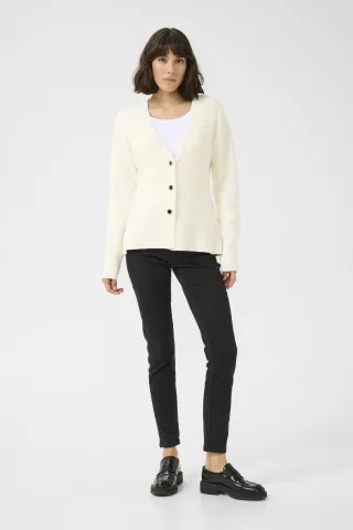 Strickpullover Tight fit white