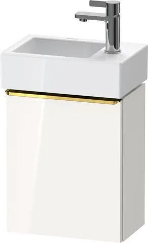 Duravit D-Neo Waschtischunterbau wandhängend Weiß Hochglanz 364x222x440 mm - DE4218R34220000 DE4218R34220000