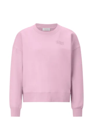Rich & Royal - Sweater with Superwoman Embossing soft orchid - Gr. - L