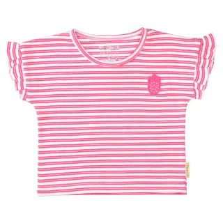 STACCATO - Md.-Boxy-T-Shirt, Streifen berry pink str - Gr. - 110