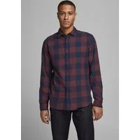 Jack & Jones Langarmhemd JJEGINGHAM TWILL SHIRT L/S NOOS