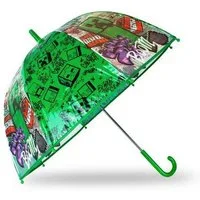 Minecraft Stockregenschirm Minecraft Boom Kinder transparenter Regenschirm Ø70 cm