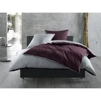 BETTWAESCHE-MIT-STIL Bettwäsche Mako Satin Wendebettwäsche, Mako-Satin, 3 teilig