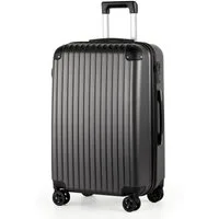 TAN.TOMI Hartschalen-Trolley Handgepäck Koffer ABS Hartschale Trolley Business-Koffer, Verstärkte Ecken, sicheres 3-stelliges Zahlenschloss 56/66/76 cm