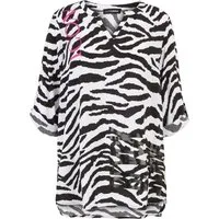 Doris Streich Klassische Bluse mit Grafik-Print