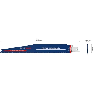 Bosch EXPERT ‘Multi Material’ S 1156 XHM Säbelsägeblatt - 2608900393